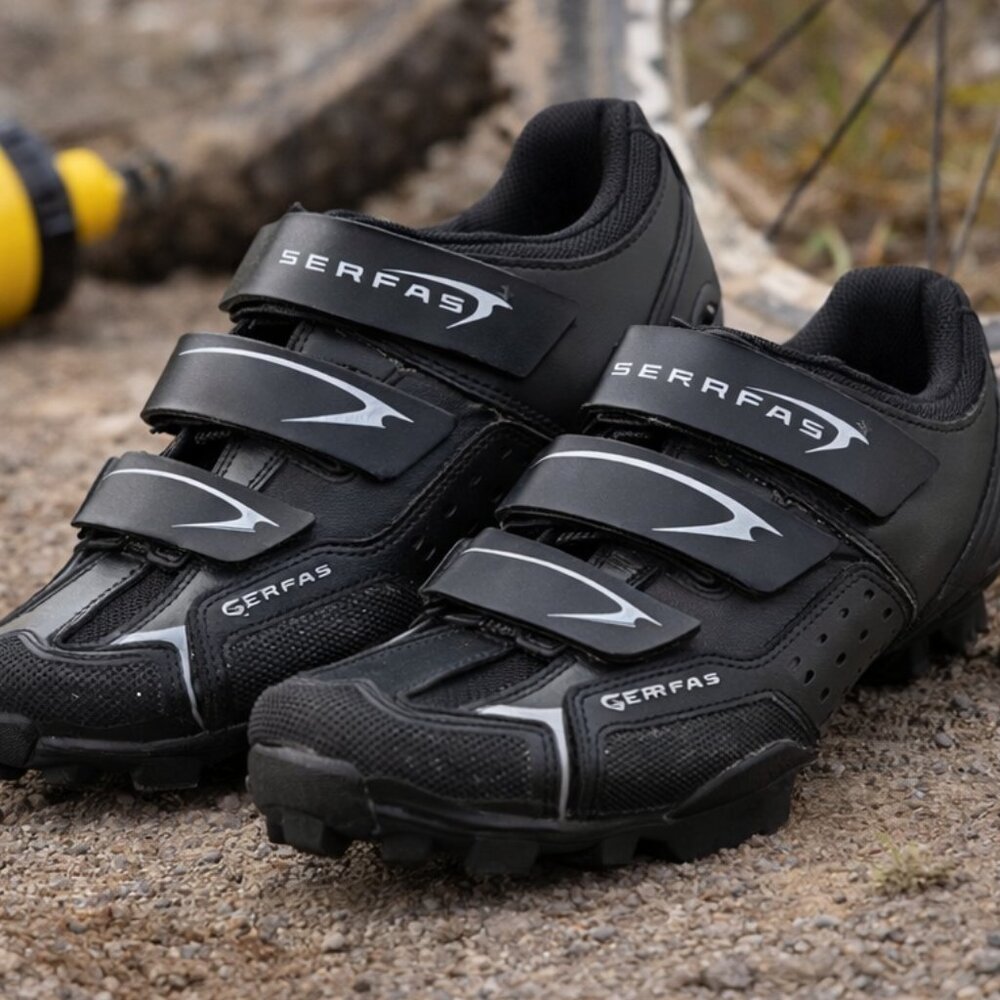 Serfas Cycling Shoes Women’s 6.5 / EU 39 Black MTB Bike Shoes Cleats Compatible